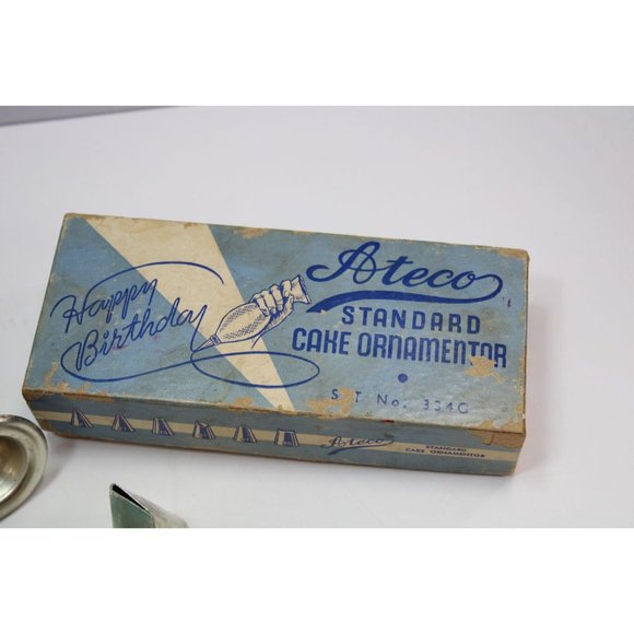 Ateco Standard Care Ornamentor Icing Tips Vintage in Box 88951 - Picture 2 of 5